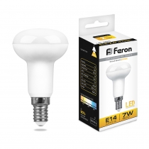 Светодиодная лампа Feron LB-450 (7W) 230V E14 2700K R50