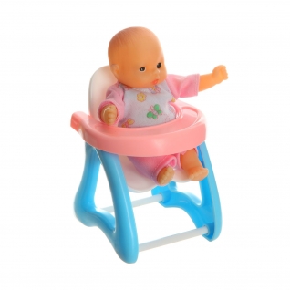 Пупс The Baby Is Favorite на стульчике, с одеждой и ванночкой Shenzhen Toys