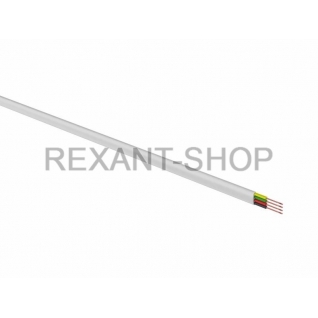 Rexant REXANT (01-5101) Кабель телефонный 4 жилы 100м белый (ШТЛП-4)
