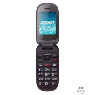 Digma Мобильный телефон Digma A200 2G Linx черный 2Sim 2.4" 240x320 0.3Mpix BT 441567