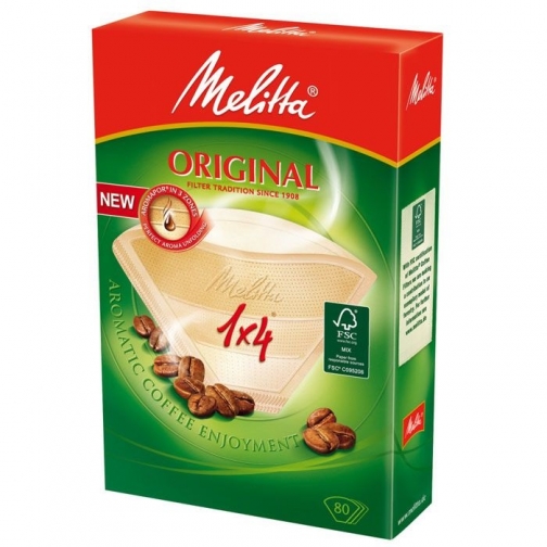 MELITTA Фильтры бумажные Melitta для заваривания кофе 1х4/40 37688761