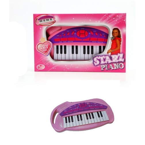 Детский синтезатор Starz Piano, розовый, 25 клавиш Potex 37716762
