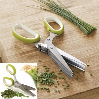Кухонные ножи, точилки для ножей, терки, шинковки Китай Ножницы для нарезки зелени (5 лезвий) Scissor NW-Scis-2
