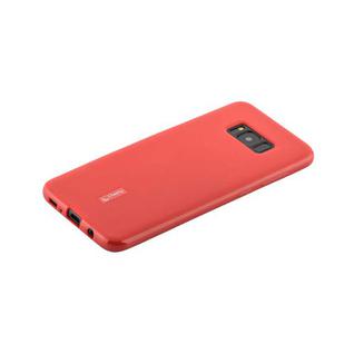 Чехол-накладка силиконовый Cherry матовый 0.4mm & пленка для Samsung Galaxy S8 Plus Красный