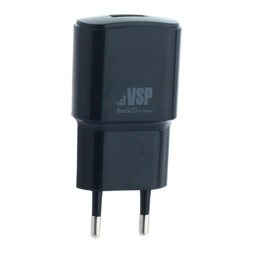 Адаптер питания BoraSCO charger B-20642 (USB: 5V/1A) Черный 42535801