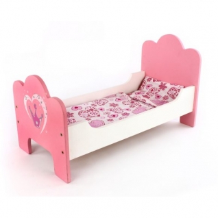 Деревянная кроватка для кукол "Корона" Mary Poppins