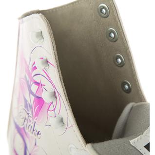Фигурные коньки СК (Спортивная Коллекция) (спортивная коллекция) Flake Leather, бел/фиолет 10 размер 39