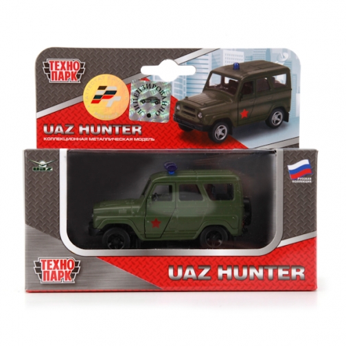 Металлическая машина UAZ Hunter - Армейская версия, 1:50 Технопарк 37746399 1