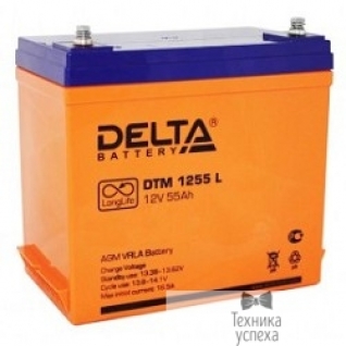 Delta Delta DTM 1255 L (55 А\ч, 12В) свинцово- кислотный аккумулятор