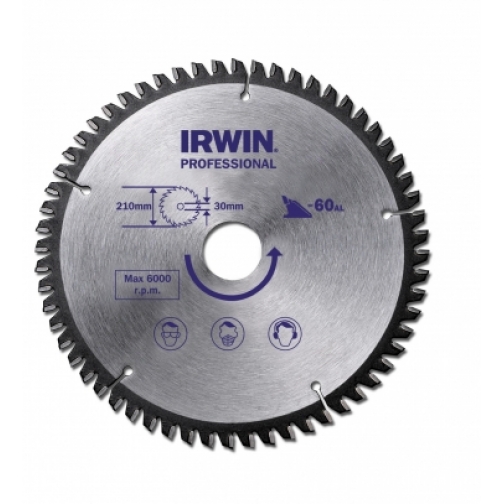 Диск пильный Irwin PRO-LINE ALUMINIUM 216X48X30 по алюминию, пластику, ДСП 8185200