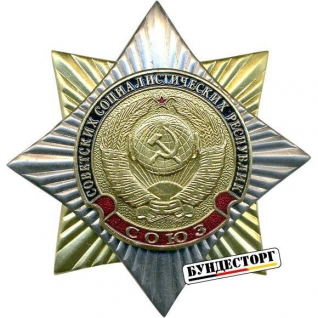 Нагрудный знак СССР металл