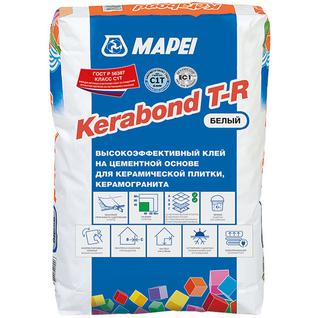 МАПЕЙ Керабонд Т-Р клей для плитки и мозаики (25кг) белый / MAPEI Kerabond T-R клей для плитки, керамогранита и мозаики (25кг) белый Мапей