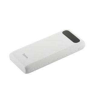 Аккумулятор внешний универсальный Hoco B20A-20000 mAh Mige Power Bank (USB: 5V-2.1A) White Белый