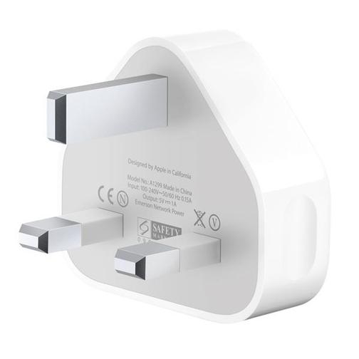Адаптер сетевой для Apple USB Power Adapter (England) Выход: 5V/ 1A (A1399) White (MB706 LLA) ORIGINAL 42529536