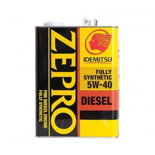 Моторное масло IDEMITSU ZEPRO DIESEL F-S CF 5W40 / Масло моторное синтетическое 4л
