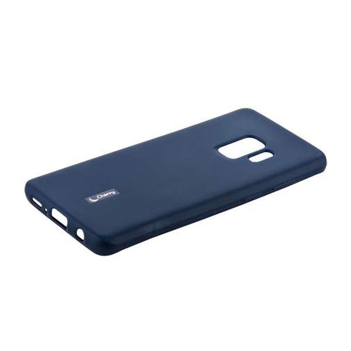 Чехол-накладка силиконовый Cherry матовый 0.4mm & пленка для Samsung Galaxy S9 Синий 42534961