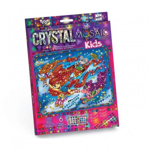 Набор для творчества Crystal Mosaic Kids - Пони Данко Тойс / Danko Toys 37730690