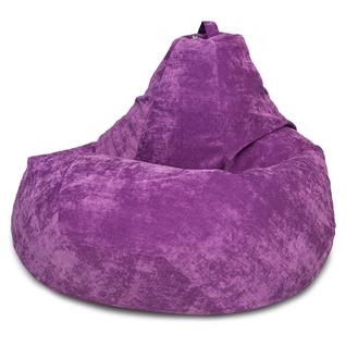 Кресло Мешок Груша Фиолетовый Микровельвет (3XL, Классический) DreamBag