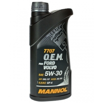 Моторное масло MANNOL 7707 O.E.M. 5W30 1л for Ford Volvo арт. 4036021101521