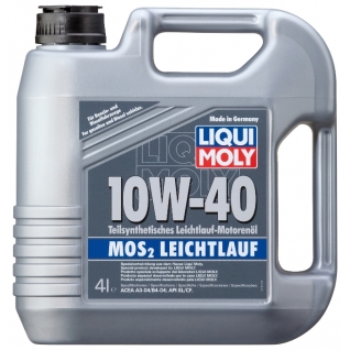 Моторное масло LIQUI MOLY MoS2 Leichtlauf 10W-40 4 литра
