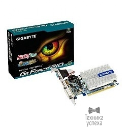 Gigabyte Gigabyte GV-N210SL-1GI GF210, 1GB DDR3, DVI-I D-Sub HDMI, PCI-E RTL 9196354