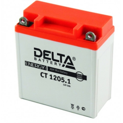 Мотоаккумулятор Delta CT 1205.1 (12N5-3B) 5 Ач 37900390