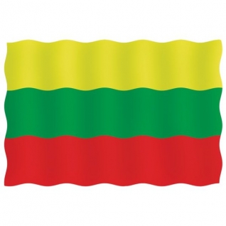 Maritim Флаг Литвы гостевой из перлона/шерсти 20 x 30 см 20030-33133