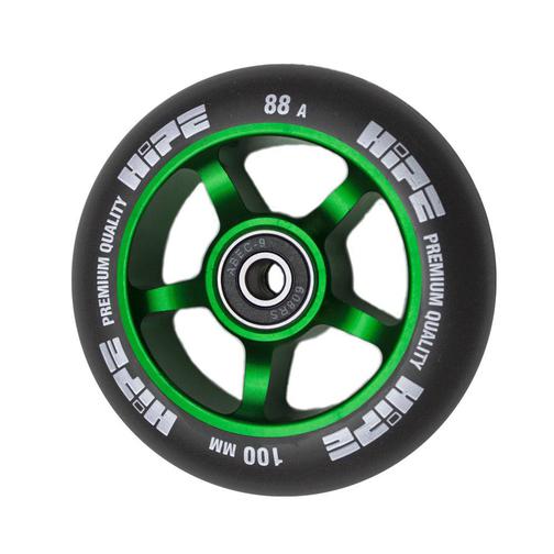 Колесо Hipe 5spoke 100 мм зеленый/черный 42309594