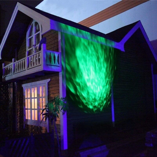Уличный светодиодный проектор Цветные волны с пультом 37685492 6