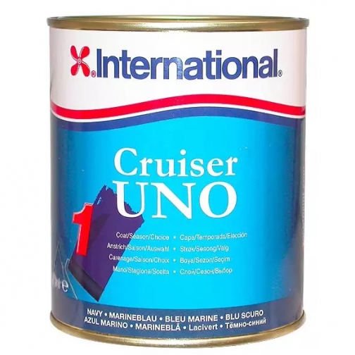 Краска эродирующая необрастающая International Cruiser UNO, 750 мл темно-белая (10014216) 5940886