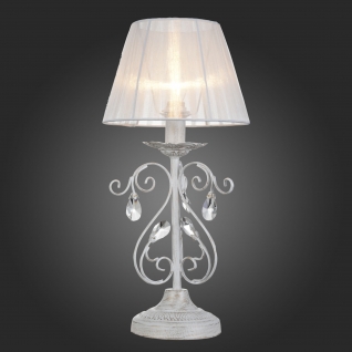 Настольная лампа St Luce Античный Белый/Белый E14 1*40W