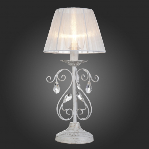 Настольная лампа St Luce Античный Белый/Белый E14 1*40W 37397667