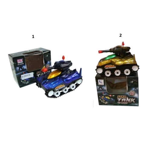 Электромеханический танк Star Tank (свет, звук) Junfa Toys 37712336
