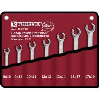 Набор разрезных ключей Thorvik W4S7TB