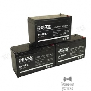 Delta Delta DT 1207 (7 А\ч, 12В) свинцово- кислотный аккумулятор