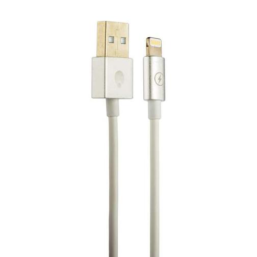 USB дата-кабель COTEetCI R4 Lightning MFI CS2121-TS (1.2 м) Серебристый 42531200