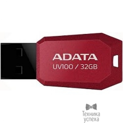 A-data A-DATA Flash Drive 32Gb UV100 AUV100-32G-RRD USB2.0,Red 6872006