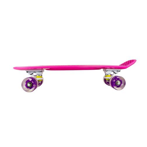 Скейтборд Maxcity Mc Plastic Board Gloss Small, розовый 42220944 1