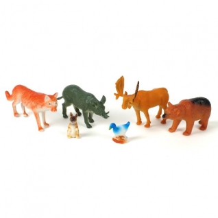Набор из 6 фигурок "Рассказы о животных" - Лесные животные Играем Вместе