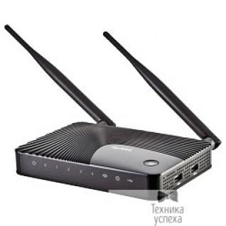 ZyXEL ZyXEL Keenetic Giga II Интернет-центр для подключения по выделенной линии Ethernet, с точкой доступа Wi-Fi 802.11n 300 Мбит/с, коммутатором Gigabit Ethernet и многофункциональным хостом USB