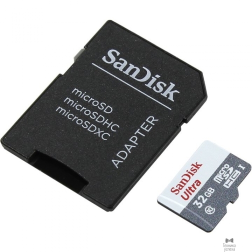 SanDisk Micro SecureDigital 32Gb SanDisk SDSQUNS-032G-GN3MA MicroSDHC Class 10 UHS-I, SD Adapter, Ultra Android 6872367