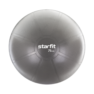 Фитбол Starfit Pro Gb-107, 75 см, 1400 гр, без насоса, серый, антивзрыв