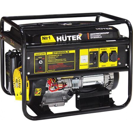 Бензиновый генератор Huter DY8000LX c электростартером Huter 890138