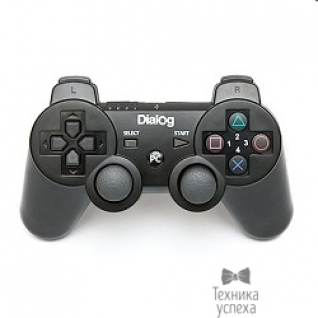 Dialog Dialog Action GP-A17, черный Геймпад, вибрация, 12 кнопок, PC USB/PS3