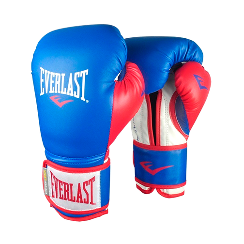 Перчатки боксерские Everlast Powerlock P00000727, 14oz, синий/красный 42219505