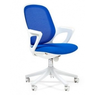 Кресло для персонала CHAIRMAN 820 White (CH-820) синий
