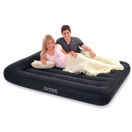 Надувная флокированная кровать Intex с подголовником 37711853 1