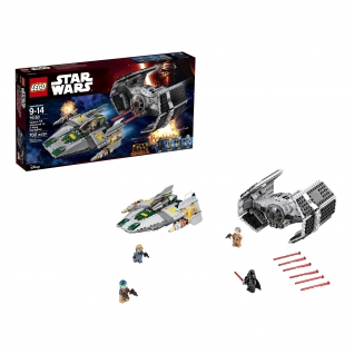 Конструктор Лего "Звездные войны" - TIE Дарта Вейдера против Истребителя A-Wing LEGO