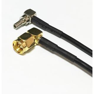 Пигтейл CRC9-SMA (male) угловой - 15 см - кабельная сборка Link-top