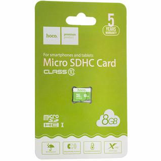 Карта памяти Hoco micro SDHC Card 8Gb Class10